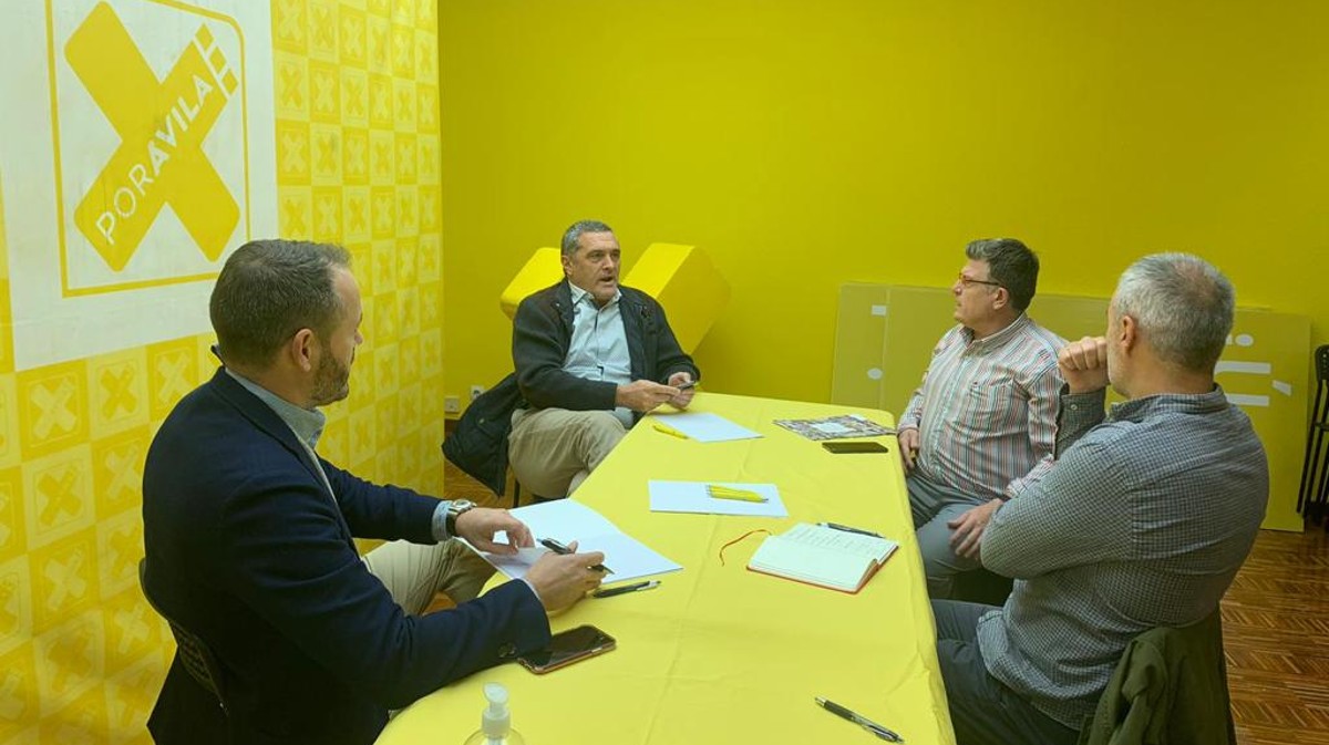 Reunión de Por Ávila con UGT y CCOO.