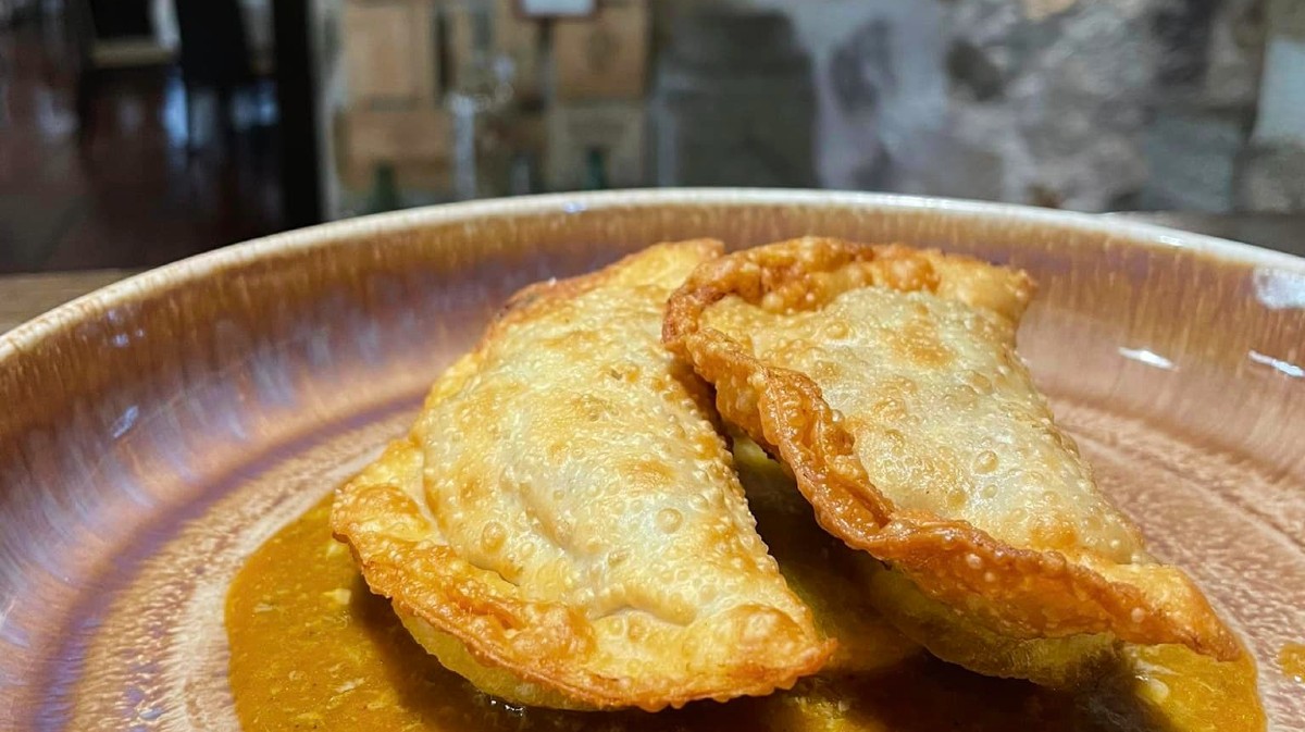 Plato del restaurante La Galería, de Navaluenga, en la jornada ‘Ávila Sabor Auténtico’.