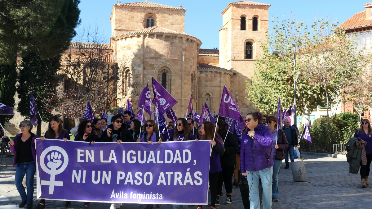 Manifestación por el Día Internacional de la Eliminación de la Violencia contra la Mujer.