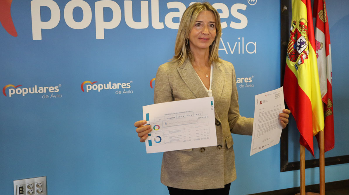Alicia García, portavoz del PP en el Ayuntamiento de Ávila
