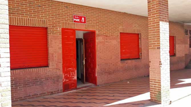Imagen de archivo de la sede del PSOE de Ávila