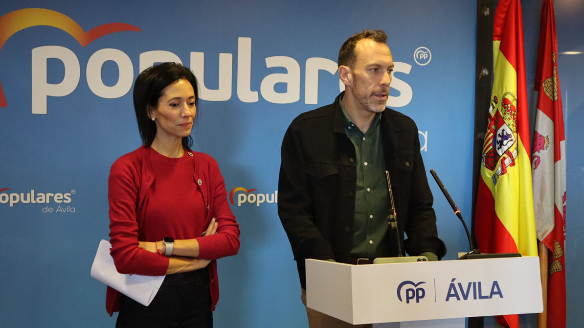 Patricia Rodríguez y Héctor Palencia, diputados del PP por Ávila en el Congreso