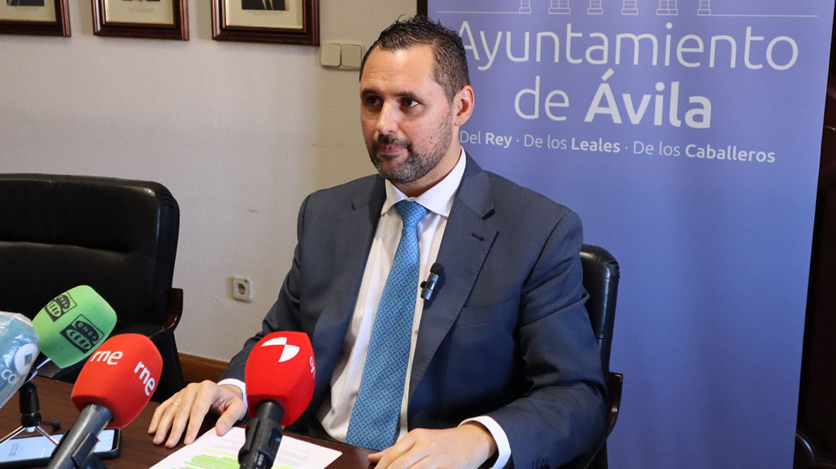 José Ramón Budiño, portavoz del equipo de Gobierno en el Ayuntamiento de Ávila