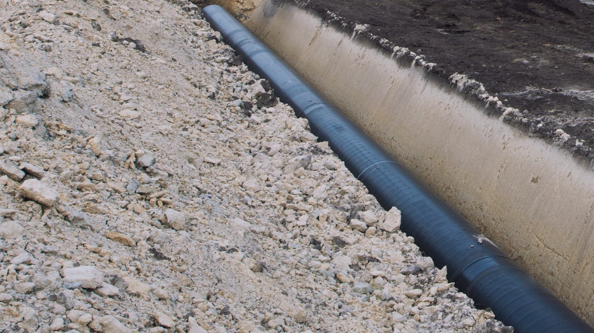 Imagen de archivo de unas obras de abastecimiento.