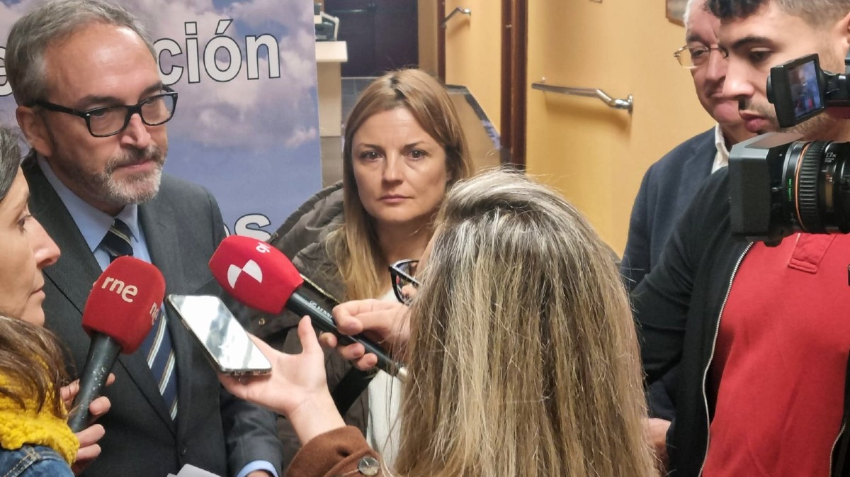 El secretario de la Consejería de Industria en la apertura de una jornada técnica de prevención de riesgos laborales.