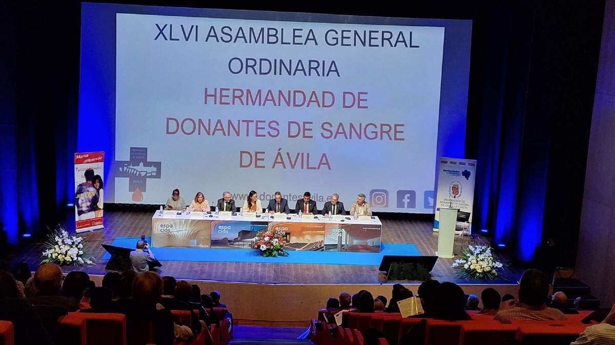 Asamblea anual de la Hermandad de Donantes de Sangre de Ávila.
