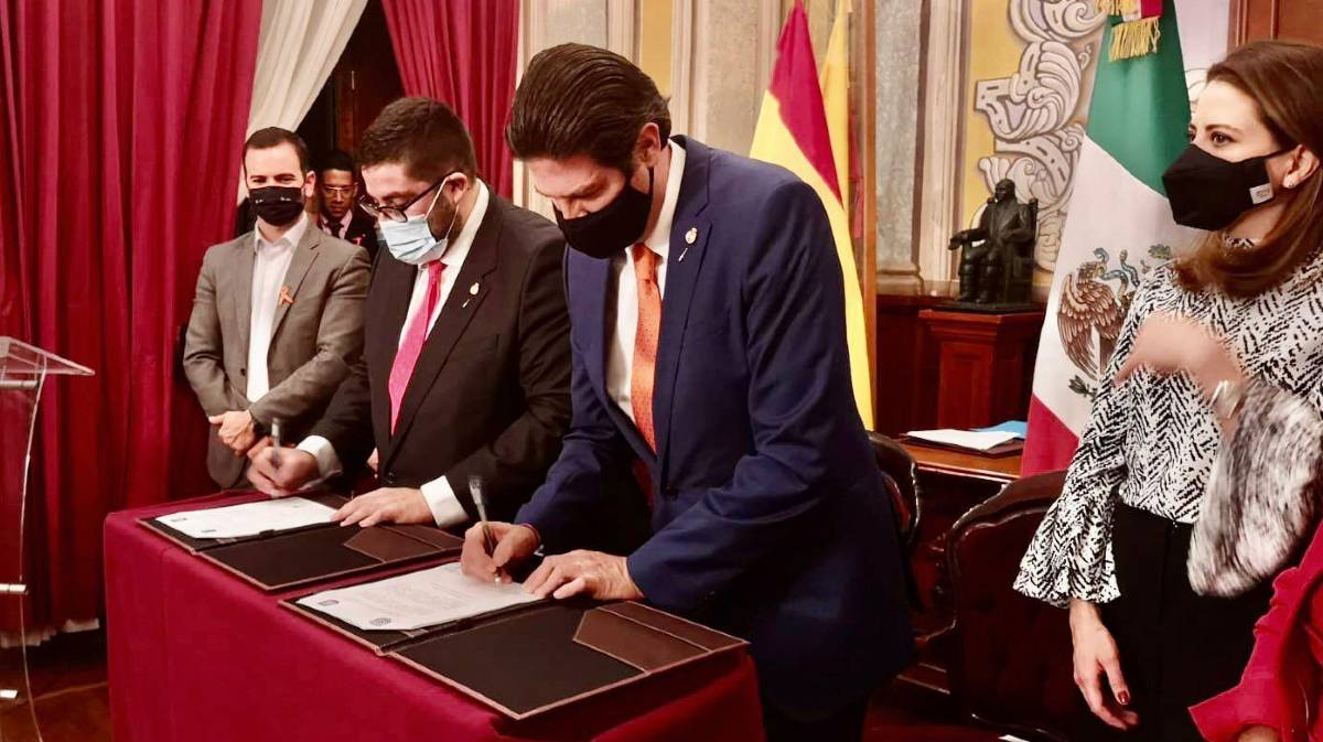 Hermanamiento entre Morelia y Ávila en 2021.