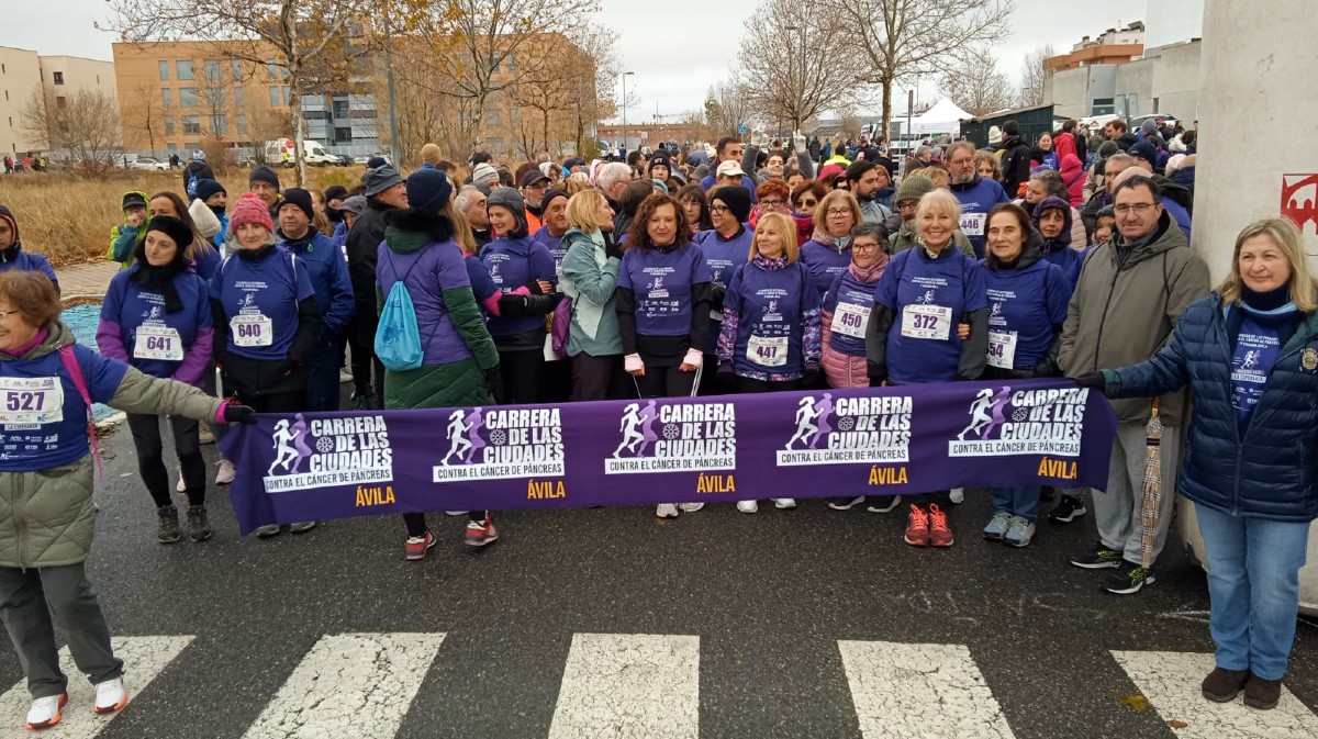 Carrera de las Ciudades contra el Cáncer de Páncreas en Ávila.