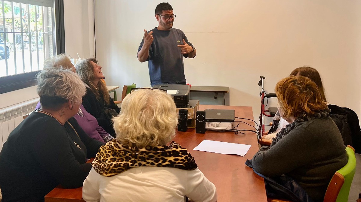 Taller de salud menta en La Adrada.