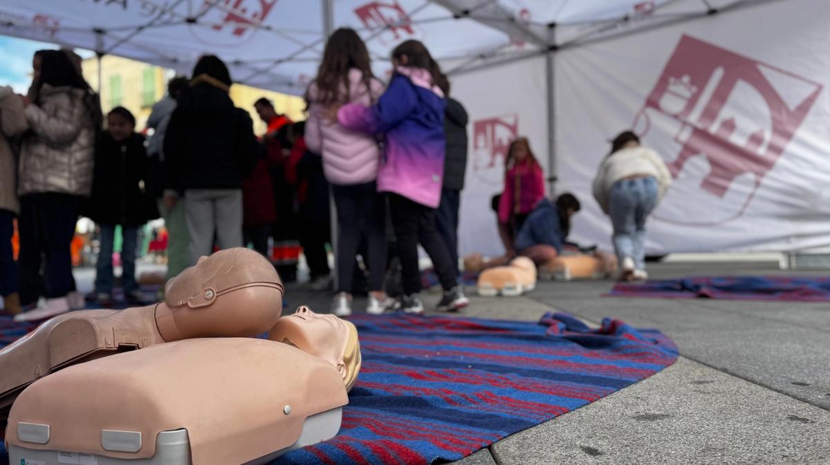 Los más pequeños aprenden en la Semana de la Prevención de Incendios.