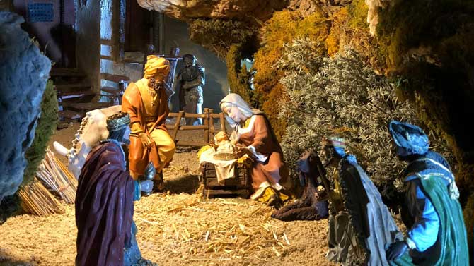 Bel&eacute;n del Patronato de la Misericordia en la iglesia de San Mart&iacute;n.