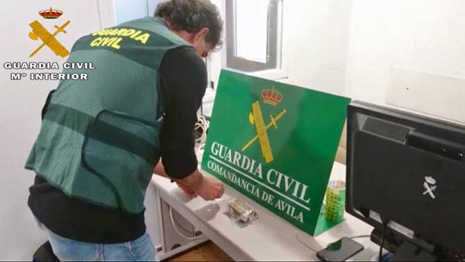 Intervención de la Guardia Civil en la operación Iruelas.