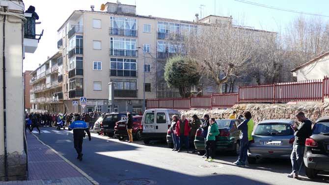 Agentes de la Policía Local en la Carrera del Pavo.