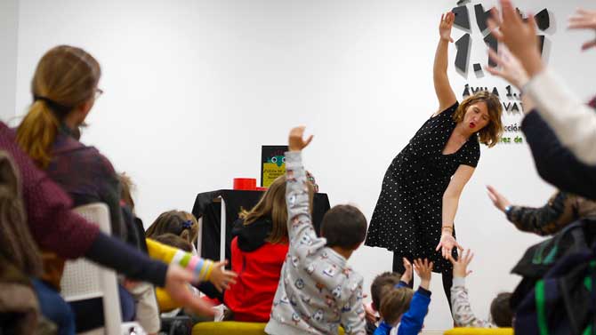 Tania Mu&ntilde;oz en &Aacute;vila de Cuento. Foto: Luis T.Sanz.