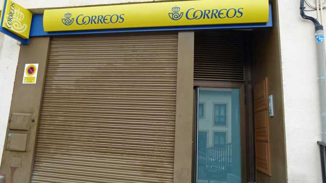 Oficina de Correos en la calle Valseca.