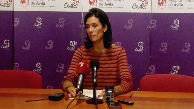 Rueda de prensa de Patricia Rodr&iacute;guez tras la Junta de Gobierno Local.