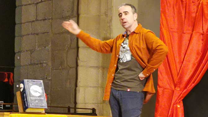 Nono Granero en el Festival &Aacute;vila de Cuento.