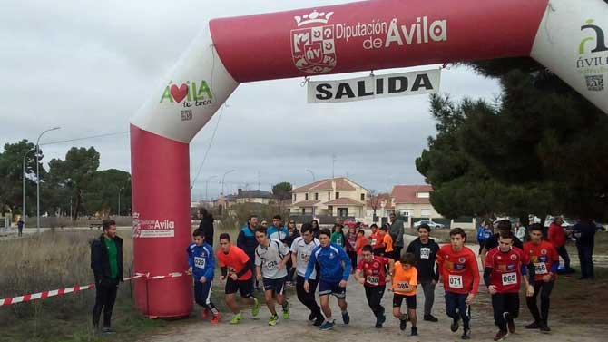 Campo a través de los Juegos Esciolares en Arévalo.