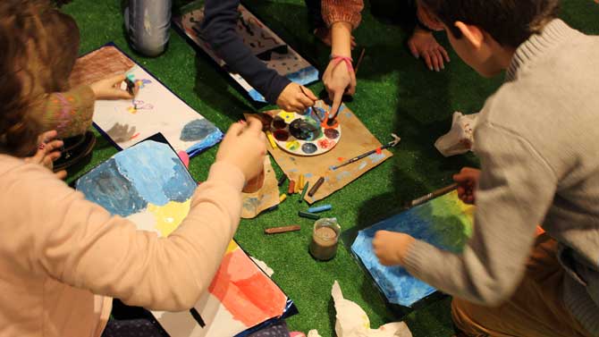 Taller infantil de Navidad en el Museo de &Aacute;vila.