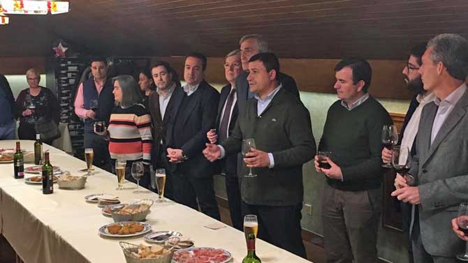 Encuentro de Navidad del PP con los periodistas.