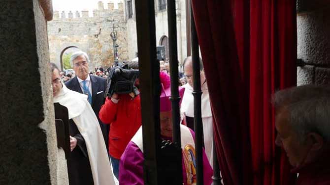 Cierre de la puerta santa del Año Jubilar Teresiano, en octubre.