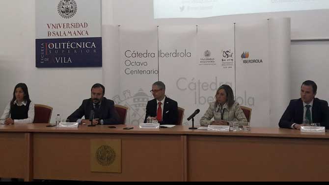 Presentación del proyecto de la Cátedra Iberdrola Octavo Centenario en la Escuela Politécnica de Ávila.