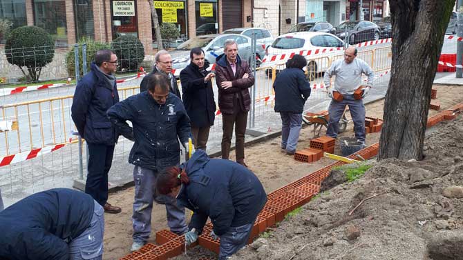 Visita a los trabajos del programa mixto en Sotillo de la Adrada.