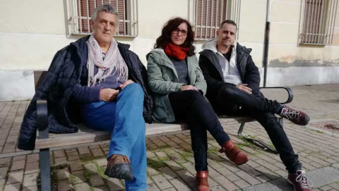 Fernando Rom&aacute;n, Eulalia Mart&iacute;nez Arias y Jorge Otero, jurado del premio de &Aacute;vila Abierta.