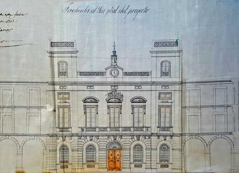 Proyecto del Ayuntamiento de Ávila de Vázquez de Zúñiga (1861).