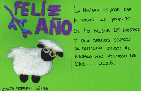 Premio del concurso de postales de Navidad de la Hermandad de la Estrella.
