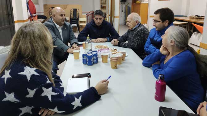La Asociación de San Nicolás con los concejales de Ciudadanos.