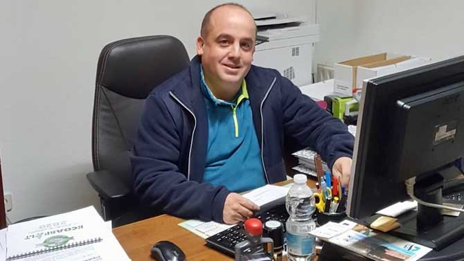 Francisco Martín, alcalde de Palacios de Goda.