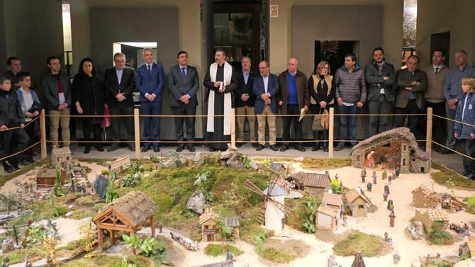 Inauguración del belén de la Diputación.
