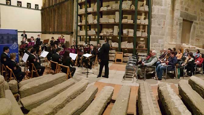 Concierto de la Banda de &Aacute;vila en el Museo.