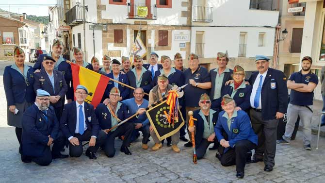 Antiguos legionarios celebran a su patrona en Gavilanes.