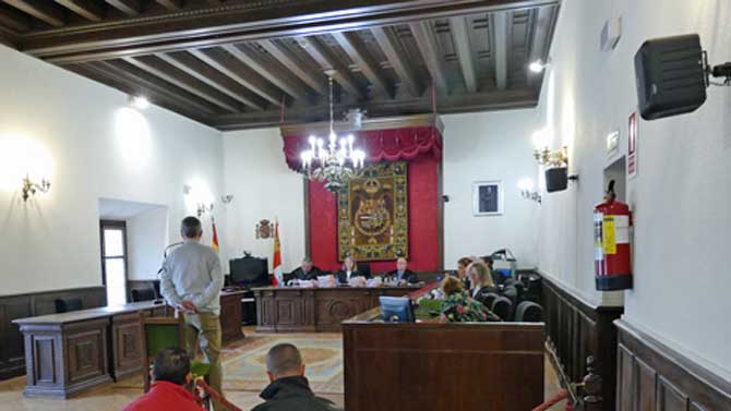 Imagen de archivo de un juicio en la Audiencia de &Aacute;vila.