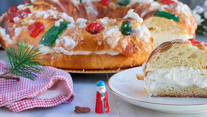 Roscón de Reyes.