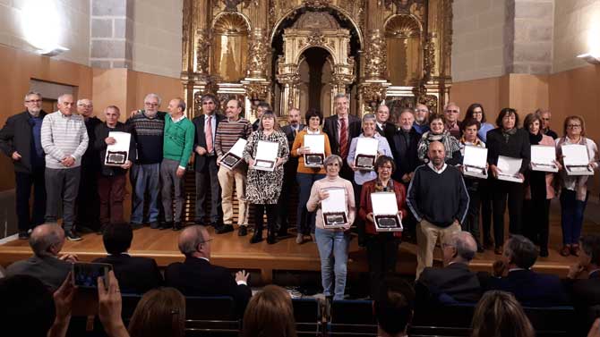 Acto de reconocimiento a los jubilados de la Junta en &Aacute;vila.