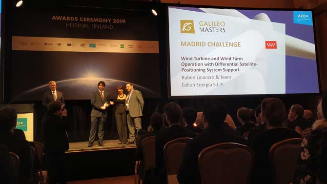 Entrega del premio Galileo Masters Comunidad de Madrid.