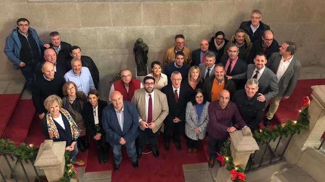 Acto de reconocimiento a los jubilados del Ayuntamiento.