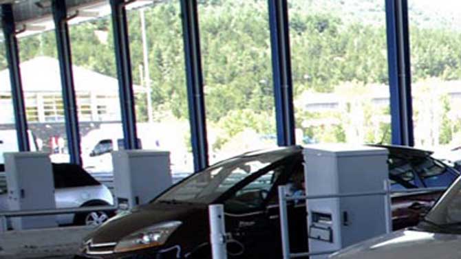 Peaje en la autopista AP-6.