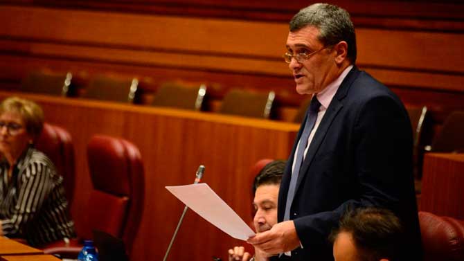 Pedro Pascual en las Cortes.