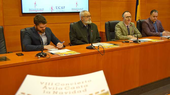 Presentaci&oacute;n del concierto '&Aacute;vila canta la Navidad'.