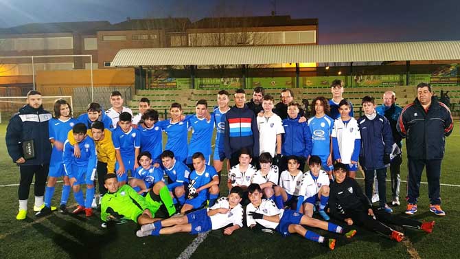 Partido de f&uacute;tbol infantil entre el Bosco de Ar&eacute;valo y la Gimn&aacute;stica Segoviana.