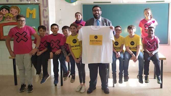 Visita del alcalde al Colegio El Pradillo.