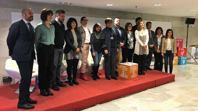 Representantes de Gotarrendura entre los de la Red Innpulso en la COP25.