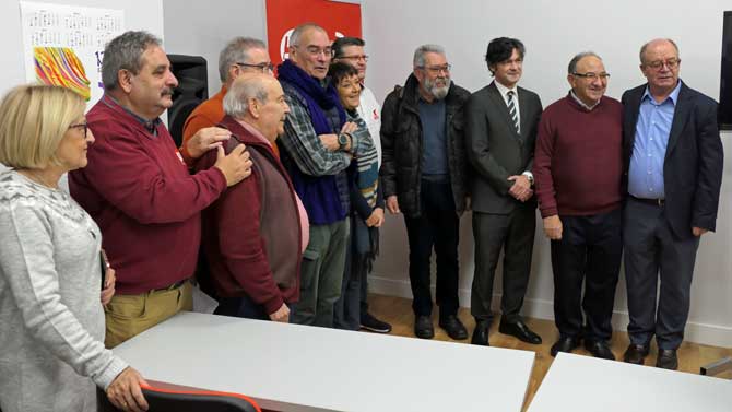 C&aacute;ndido M&eacute;ndez en los 'Desayunos de UJP' en UGT.