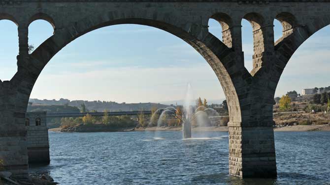 Embalse de Fuentes Claras en octubre.