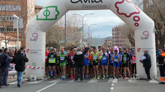 Salida de Carrera Popular de Navidad.