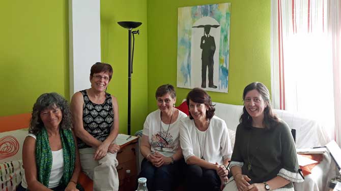 Promotoras de la red 'el hueco de mi vientre' en Ávila.